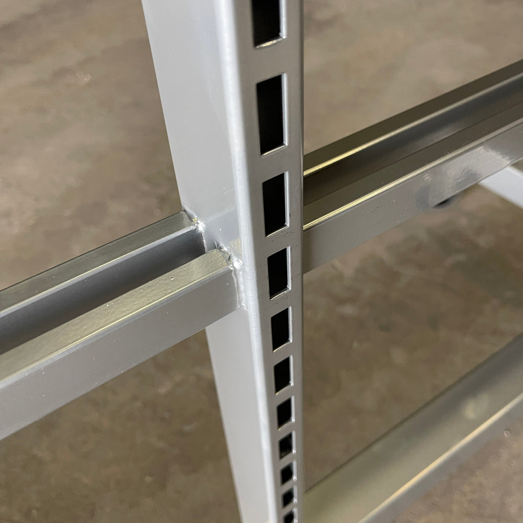 ARTITALIA GROUP Rolling Stainless Double Sided Store Display Stock Rack 48"W WF2565 (New)