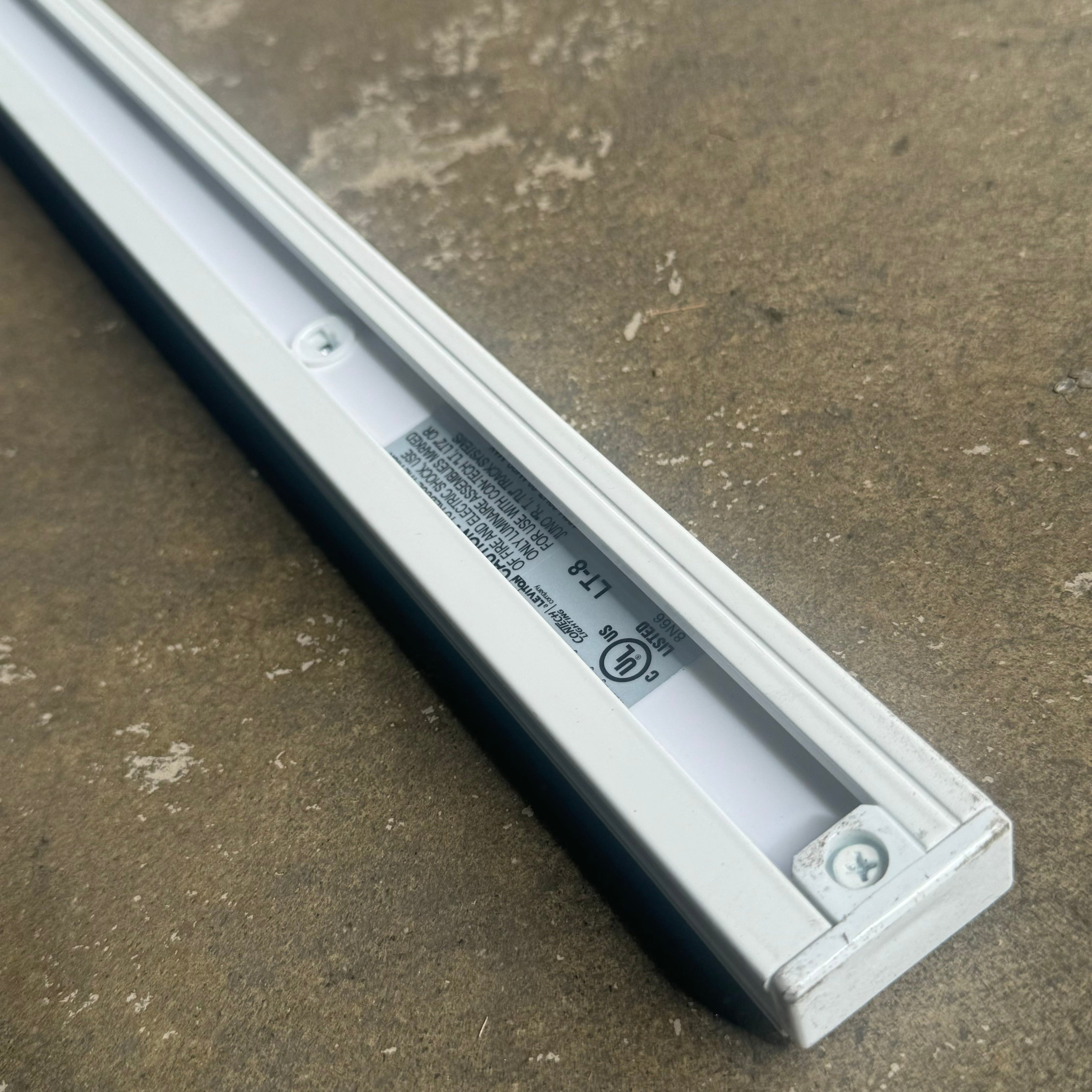 ZA@ LEVITON Contech Lighting LT-8 92 1/2”Lx1 1/2”Wx1/8”T White