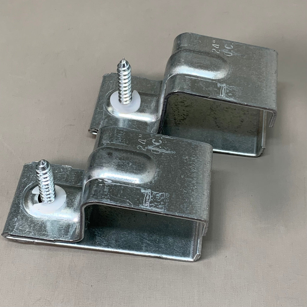 NATIONAL HARDWARE (2-PACK!) Box Rail Bracket Galvanized Finish 5" x 2" N104-349