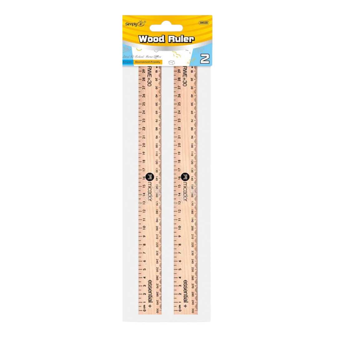 Pack de 2 reglas de madera