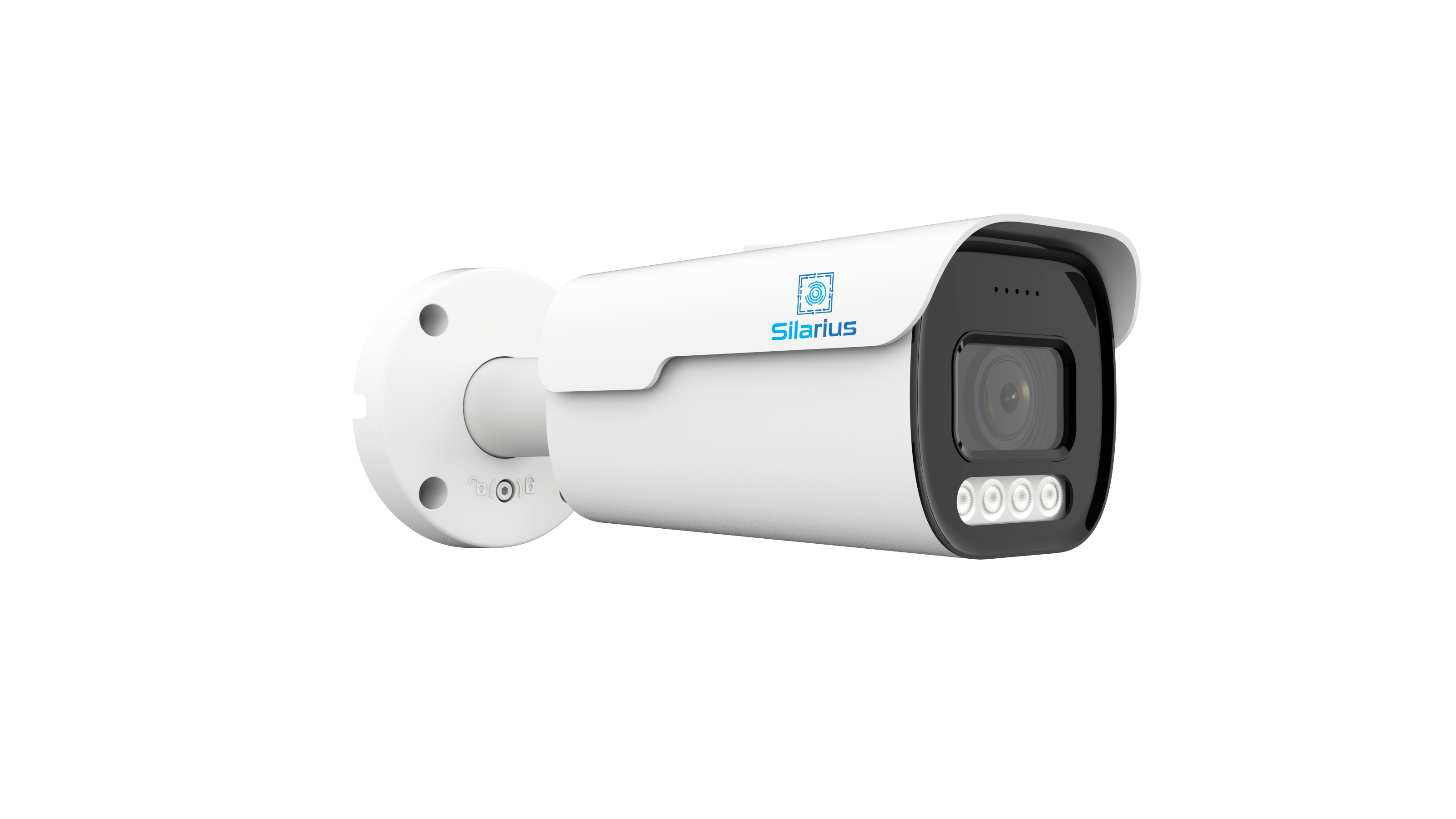 Silarius Pro Series SIL-B5MP28AU AI 5MP Bullet Camera w/ 2.8mm Lens and Audio (NDAA Compliant)