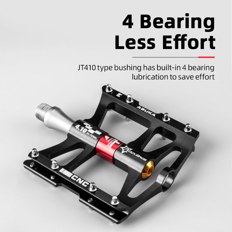 Bicycle Peddals Quick Release Rainproof Seal Bearing 8.2cm Widened Non-slip Chrome Molybdenum Bike   Mountain Bike Pedals Pedals Aluminum Bicycle Flat Platform Pedals Lightweight Non-Slip Sealed Bearing For Road Mountain
