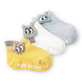 3 Pair/ SET  Baby Newborn Cotton Ankle Socks for Toddler Baby Girls Anti-slip Floor Sock Bowknot Flower Socks For Baby and Kids from 0-24M