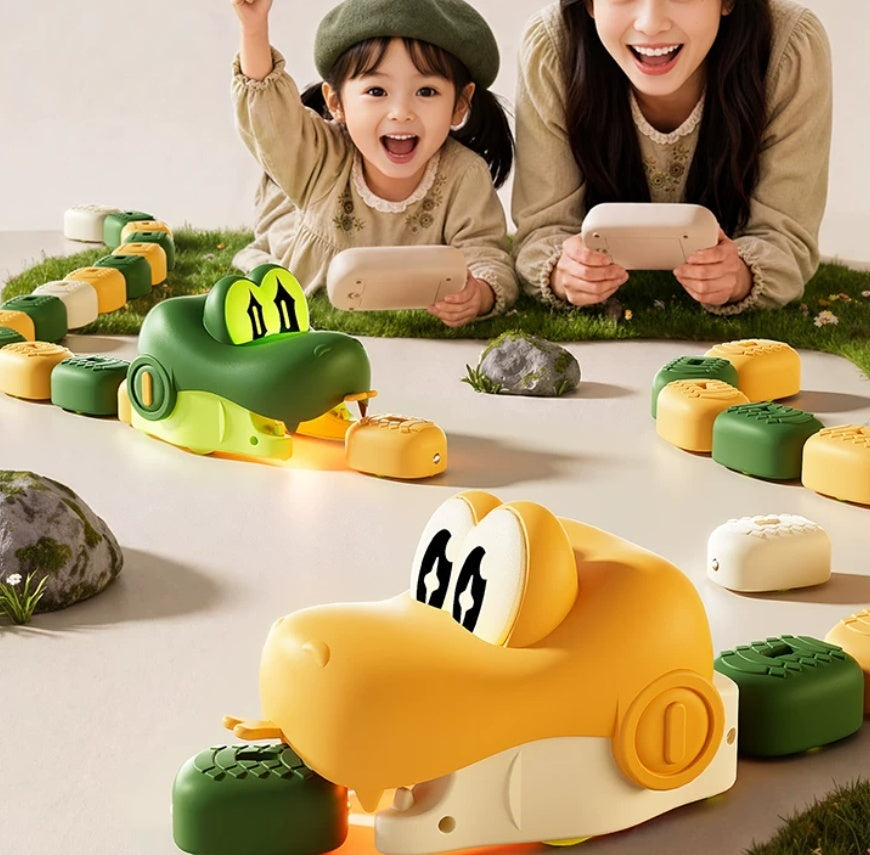 Remote-Controlled Magnetic Snake-Eating Electric Toy For Boys