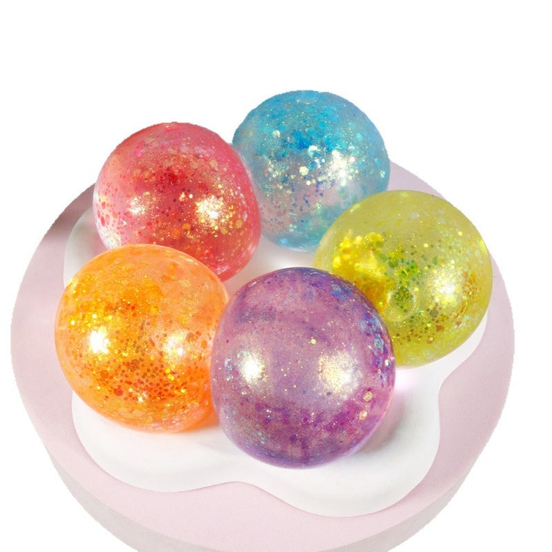 Golden Powder Maltose Ball Stress-Relief Toy