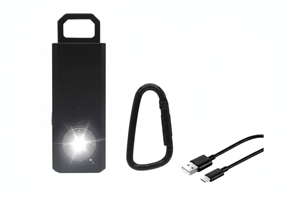 Anti Spier Self-Defense Security Alarm With Motion Sensor & LED