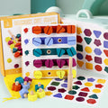 Kindergarten Screw-and-nut Shape Matching Color Puzzle Building Blocks