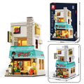 Alleyway Street View Building Block Assembly Model Toy