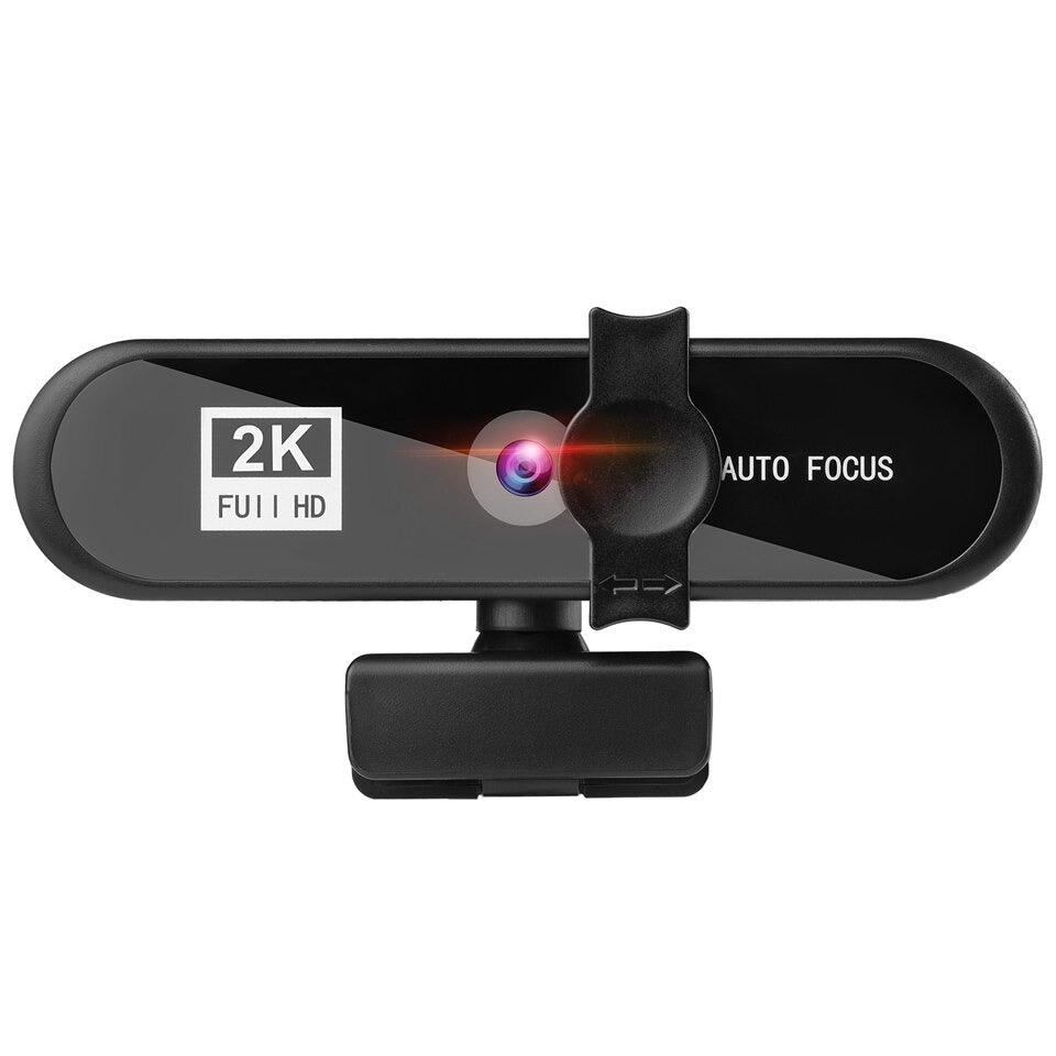 2K 4K Pc Webcam With Gift Tripod Autofocus Usb Web Camera Laptop Mini Camera 1080P with Microphone For Full Widescreen Laptop USB Webcams Privacy Shutter Tripod Desktop Notebook Webcam Video Calling Recording Webcam