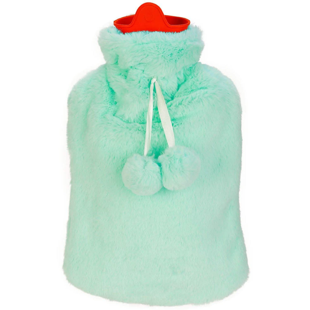 2L Hot Water Bottle with Plush Cover