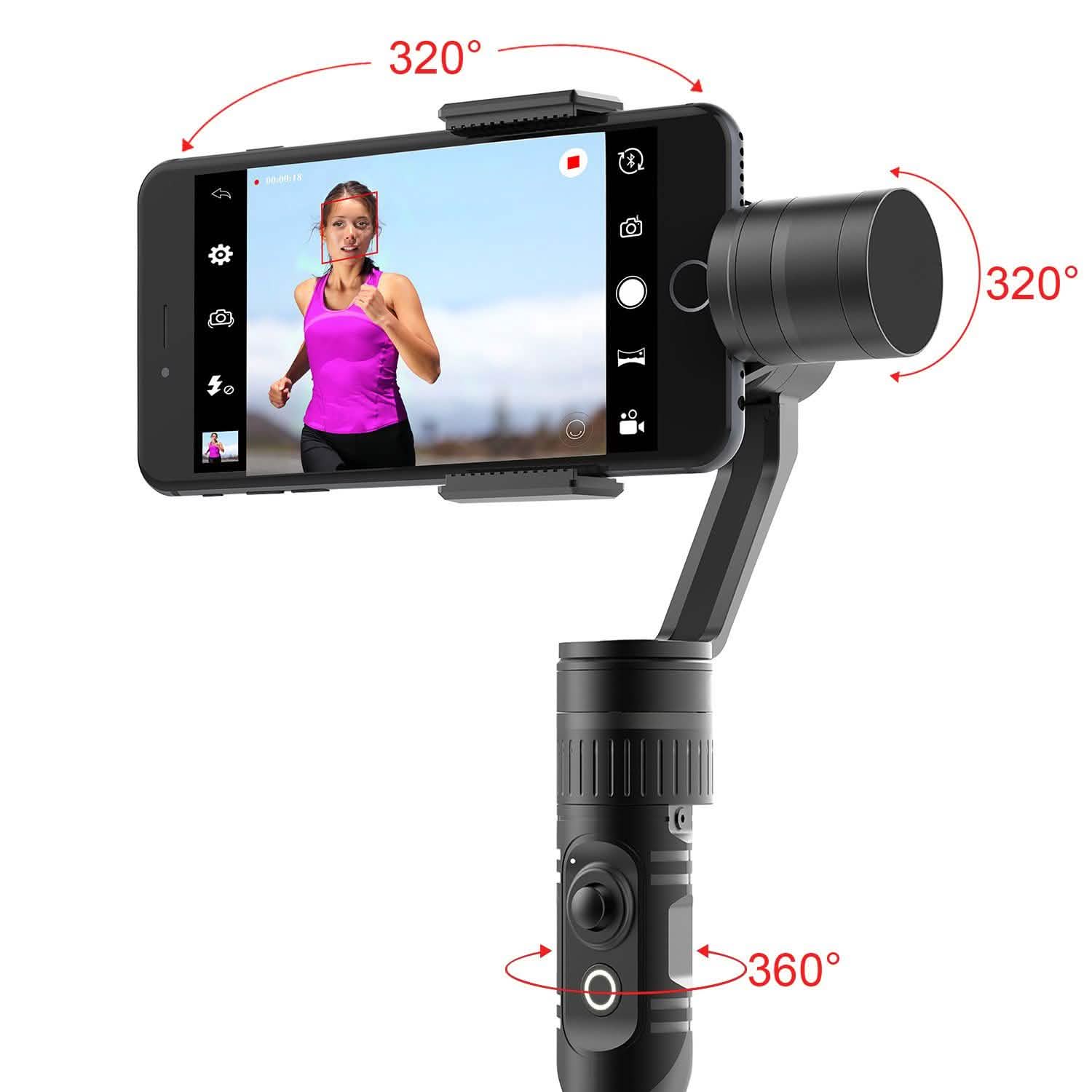 3-Axis Handheld Gimbal Stabilizer for Smartphones