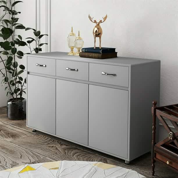 3 Drawer Sideboard Buffet Storage Cabinet