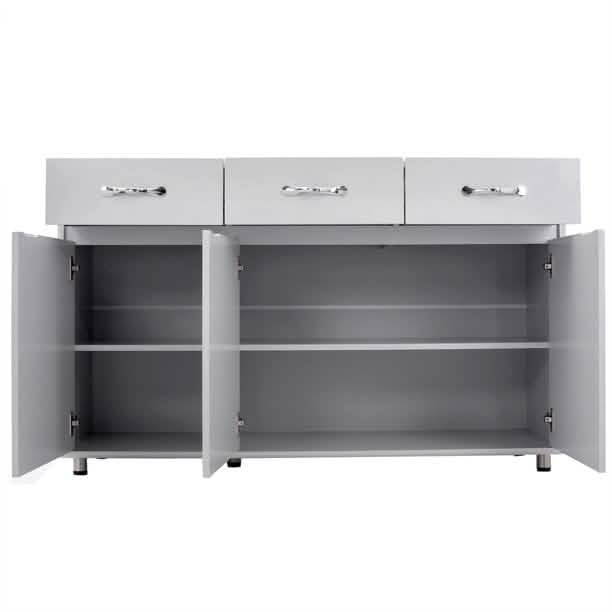3 Drawer Sideboard Buffet Storage Cabinet