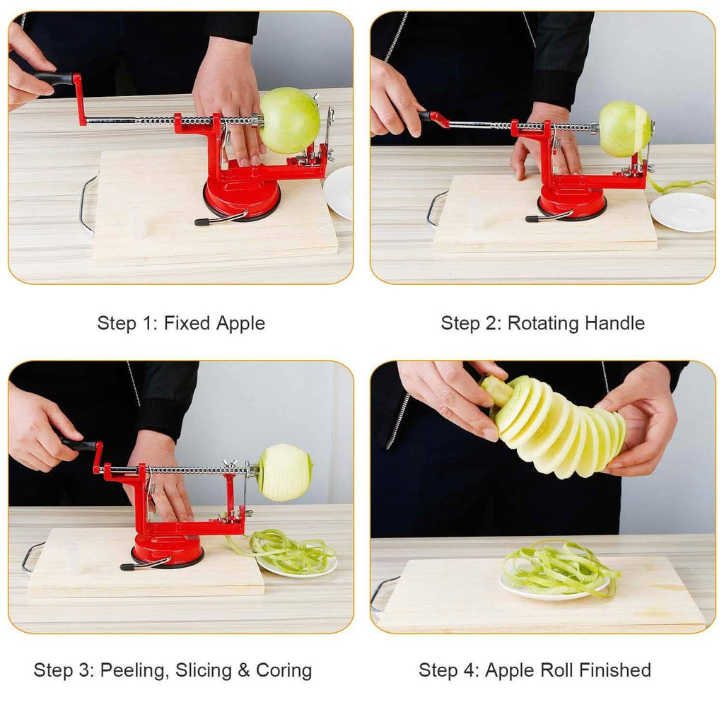 3-in-1 Apple Peeler Manual Rotation
