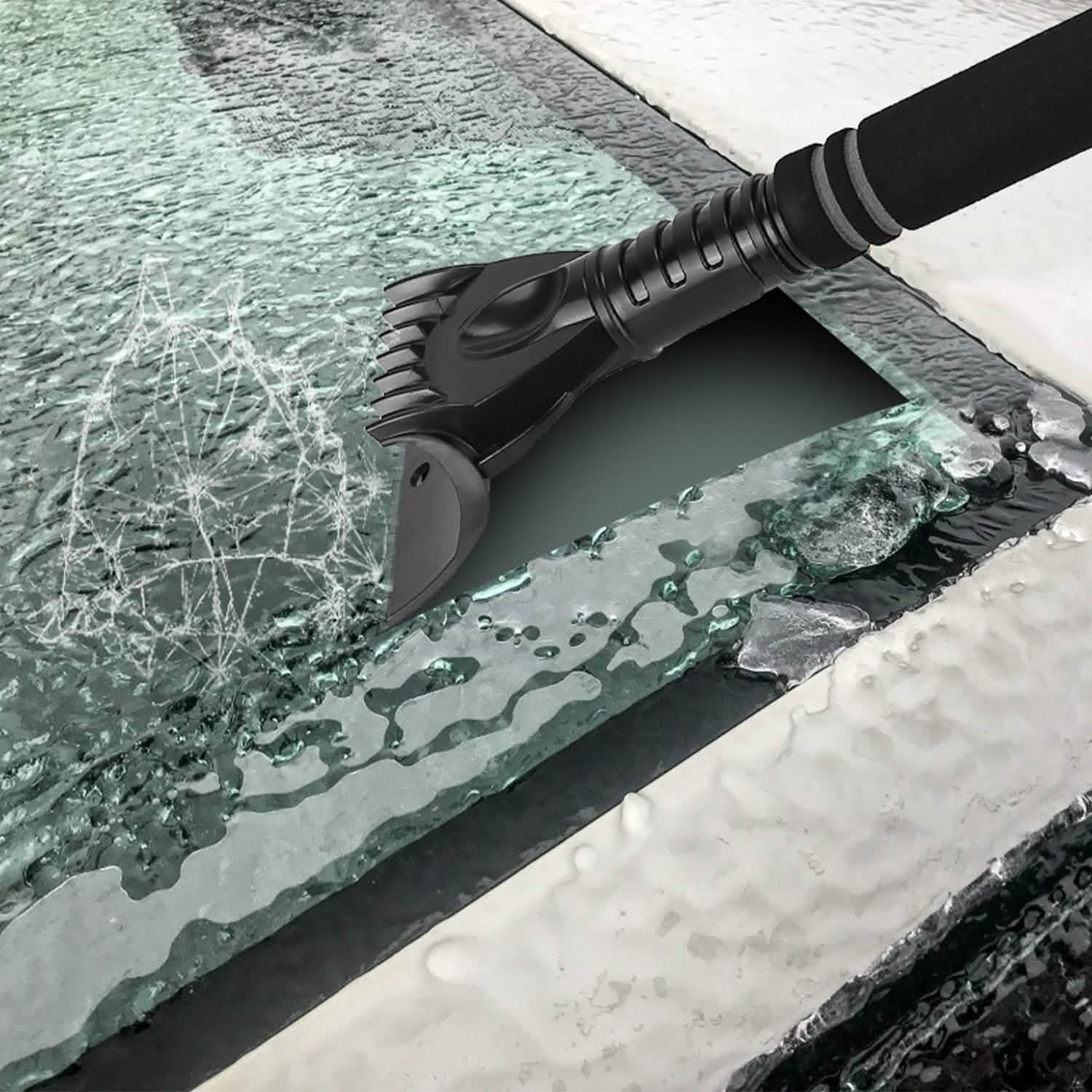 3-in-1 Extendable Windshield Ice Scraper