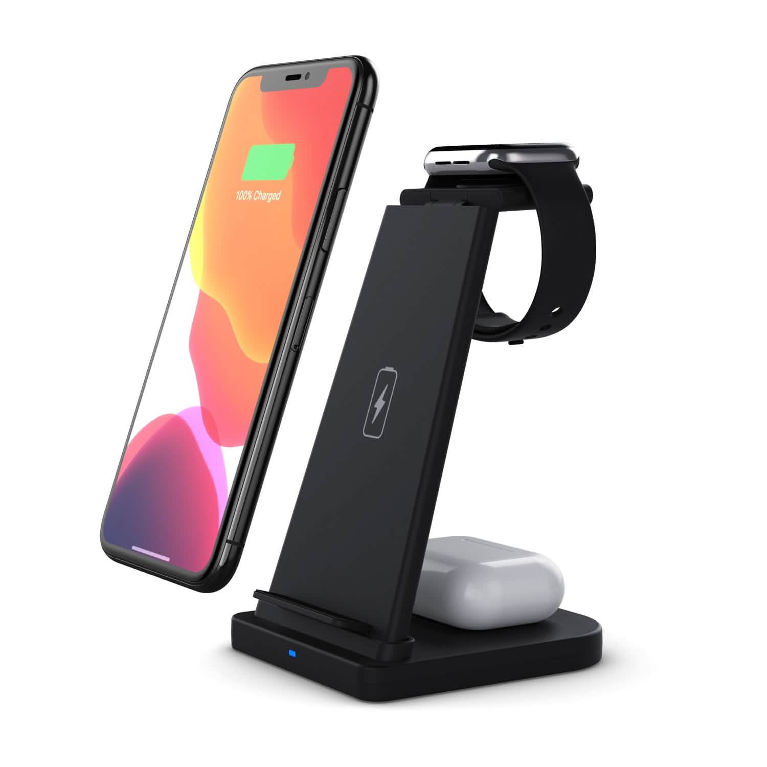 3-in-1 Foldable Fast Wireless Charging Stand