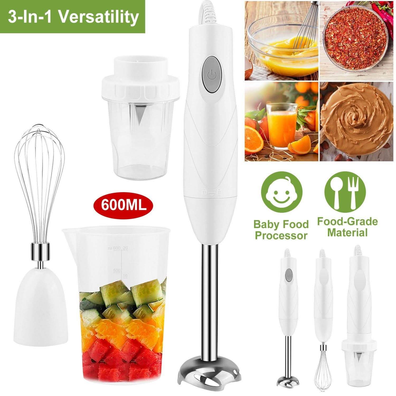 3-in-1 Immersion Hand Blender Multifunctional Stick
