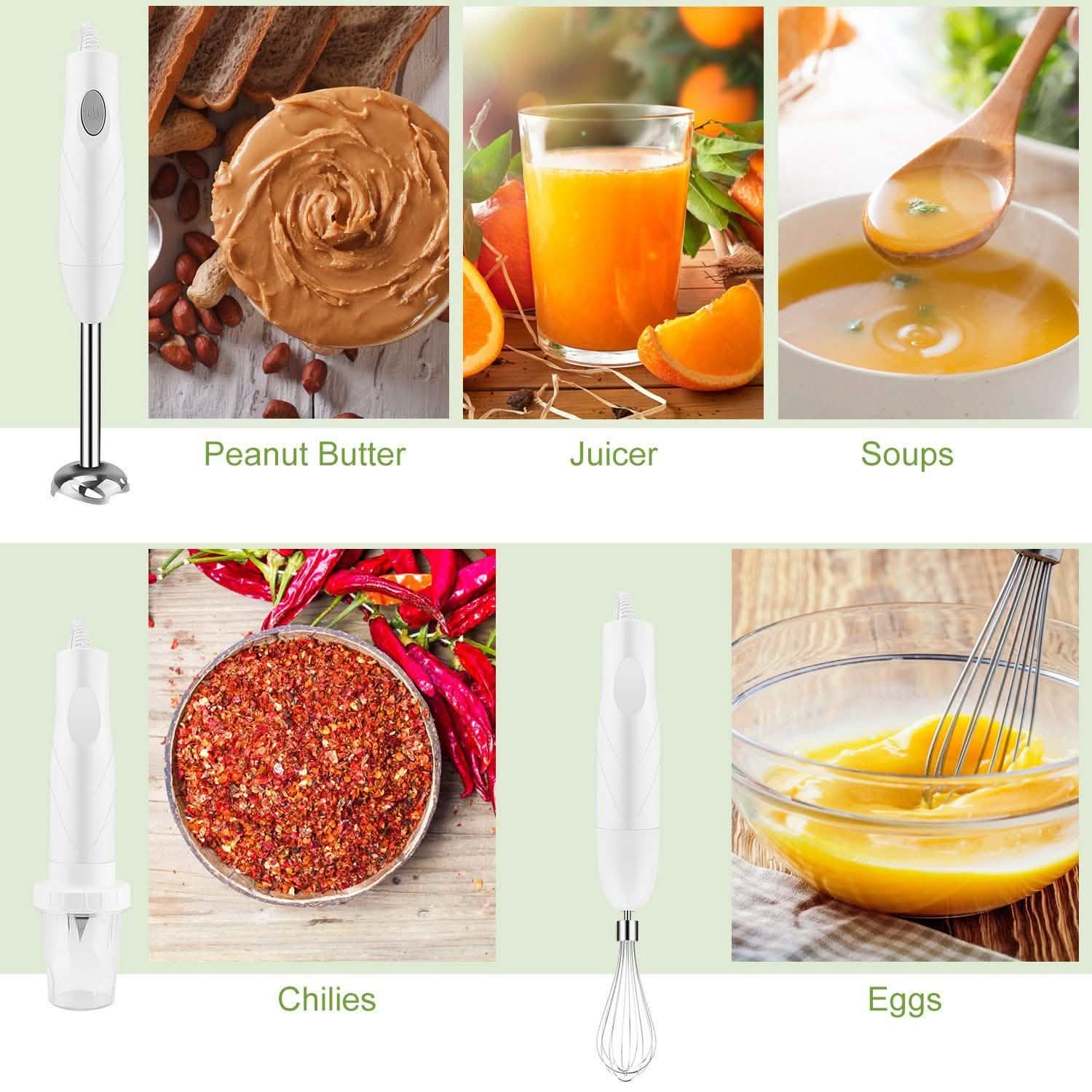 3-in-1 Immersion Hand Blender Multifunctional Stick