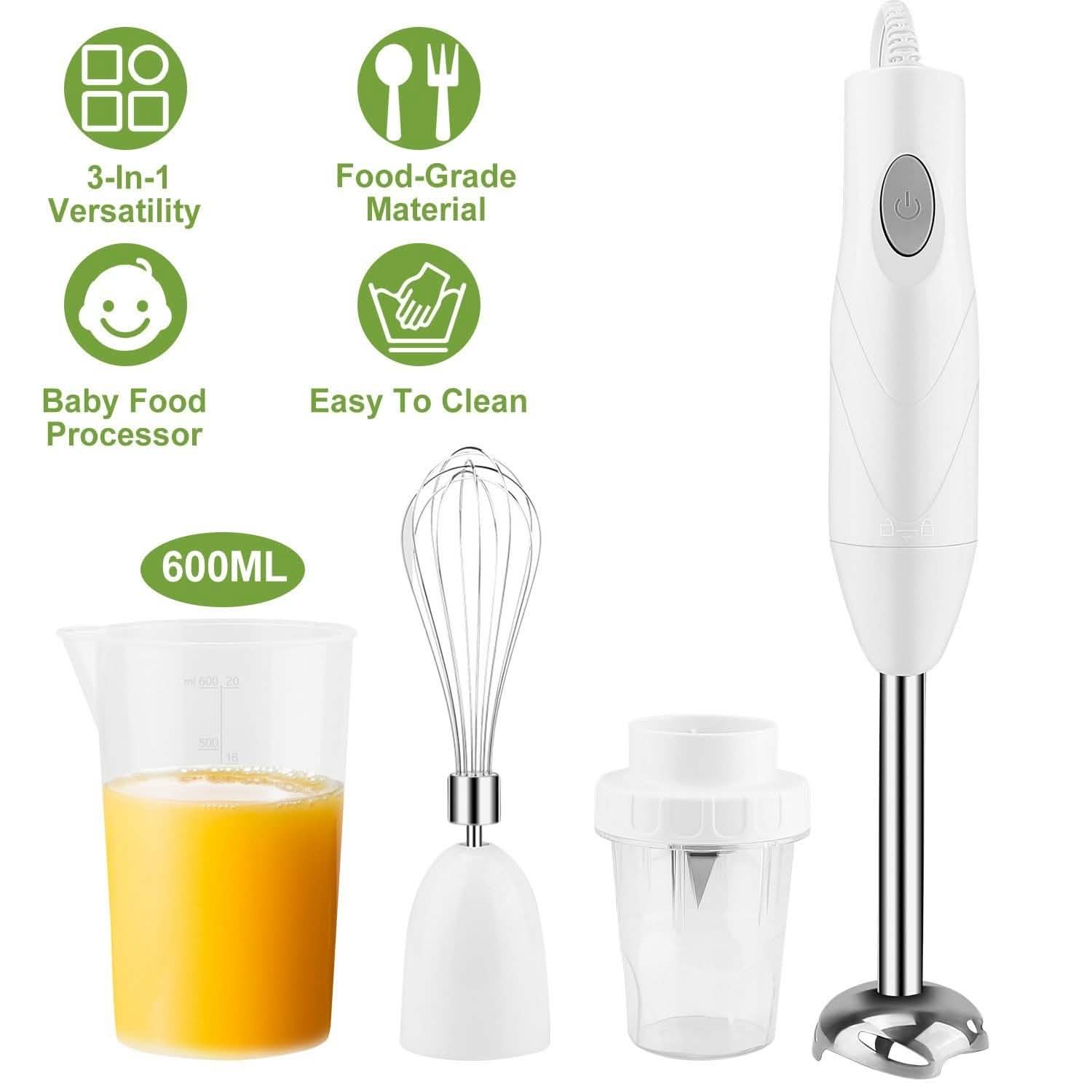 3-in-1 Immersion Hand Blender Multifunctional Stick