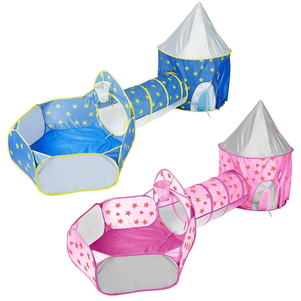 3-in-1 Kids Play Tent Ball Pit Set