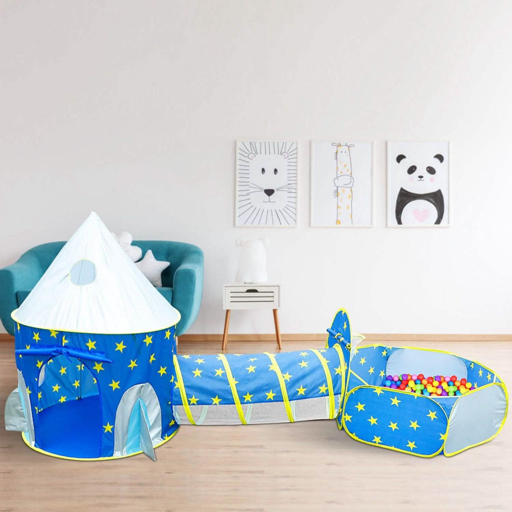 3-in-1 Kids Play Tent Ball Pit Set