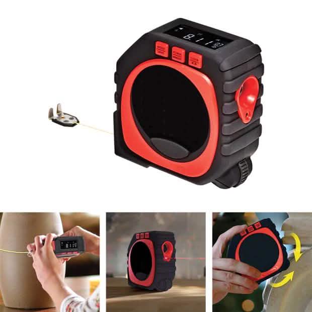3-in-1 Laser Digital Tape Professional Measuring Tool