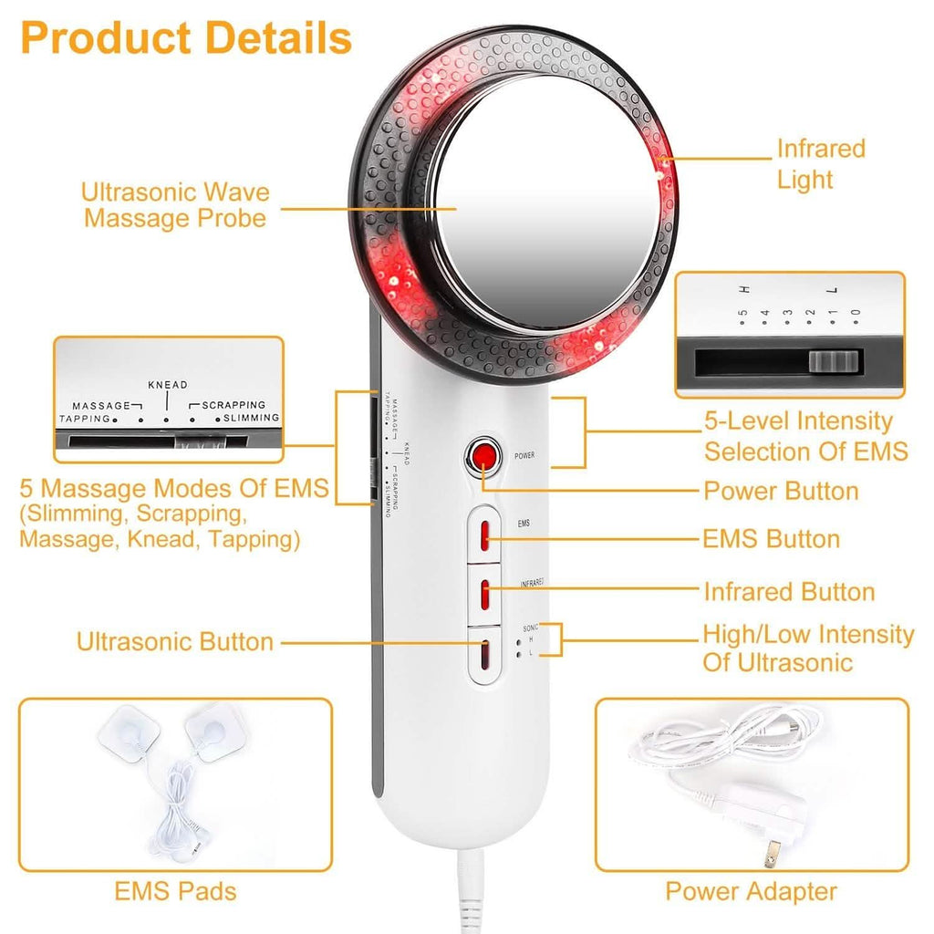 3-in-1 Multifunctional EMS Infrared Massager Fat Remover