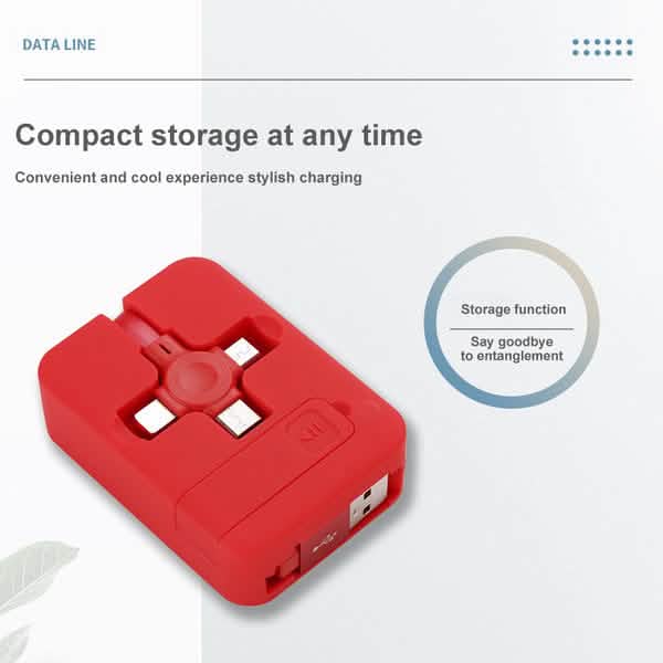 3-in-1 Portable Retractable Charging Cable