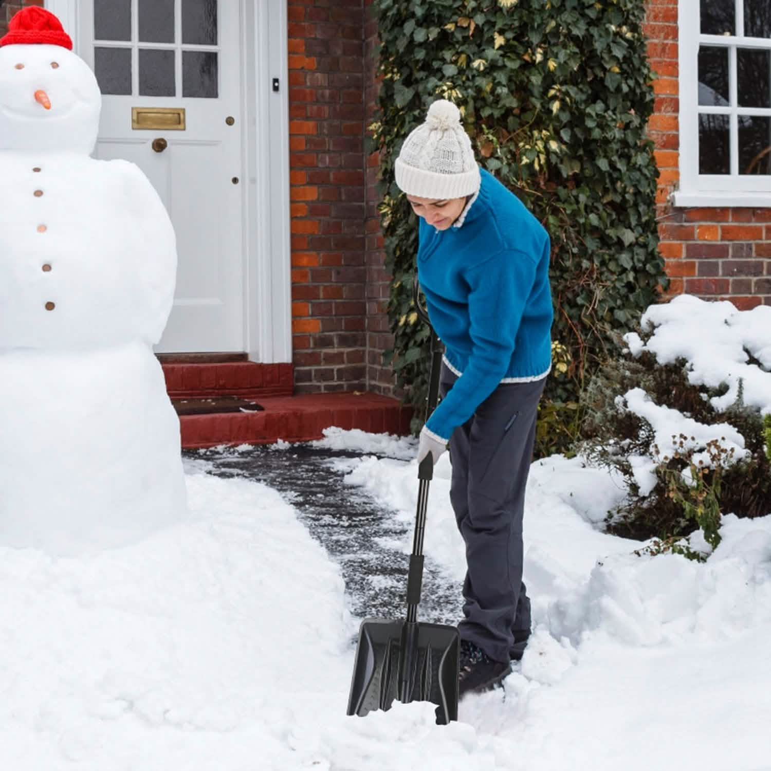 3-in-1 Snow Shovel Kit Brush Ice Scraper