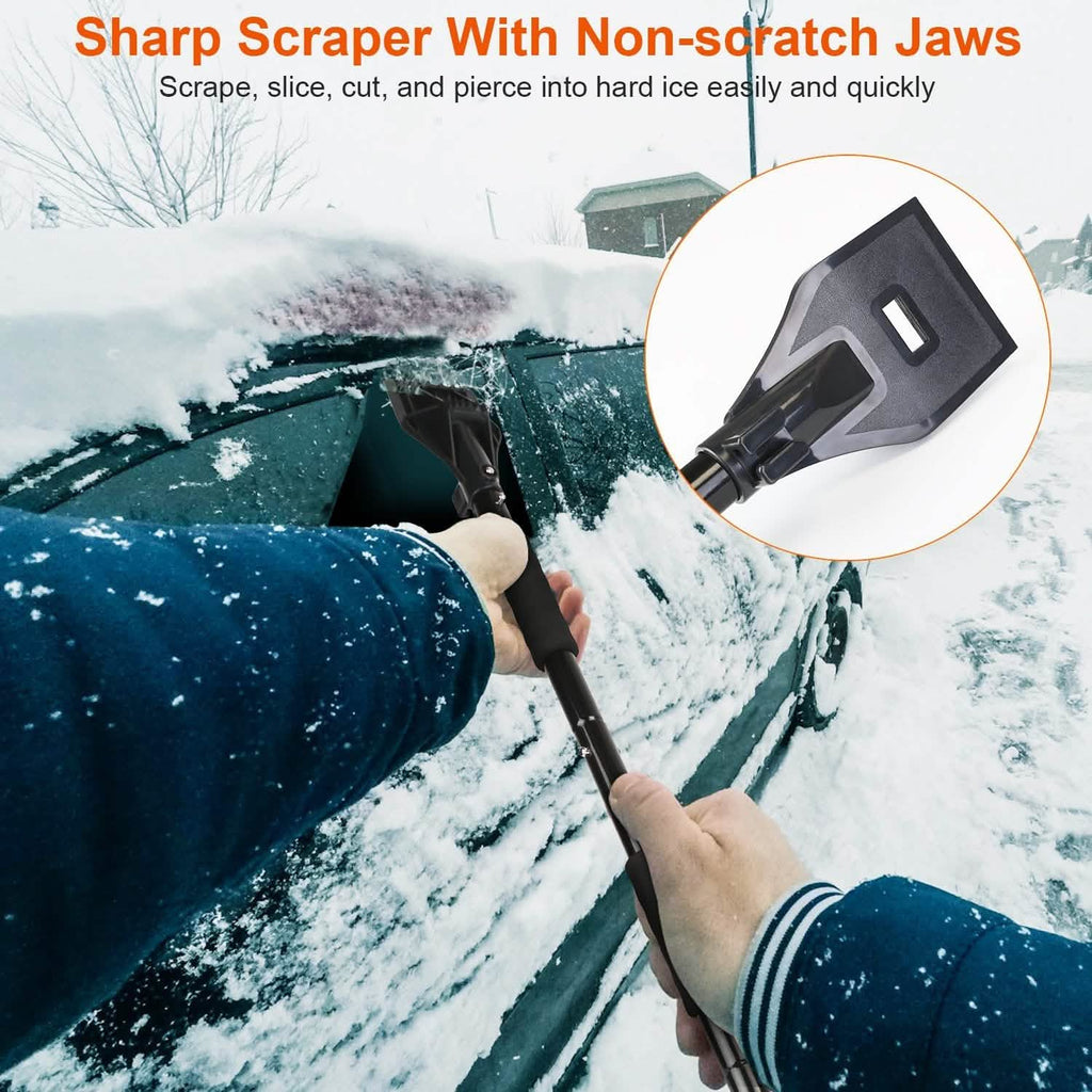 3-in-1 Snow Shovel Kit Brush Ice Scraper