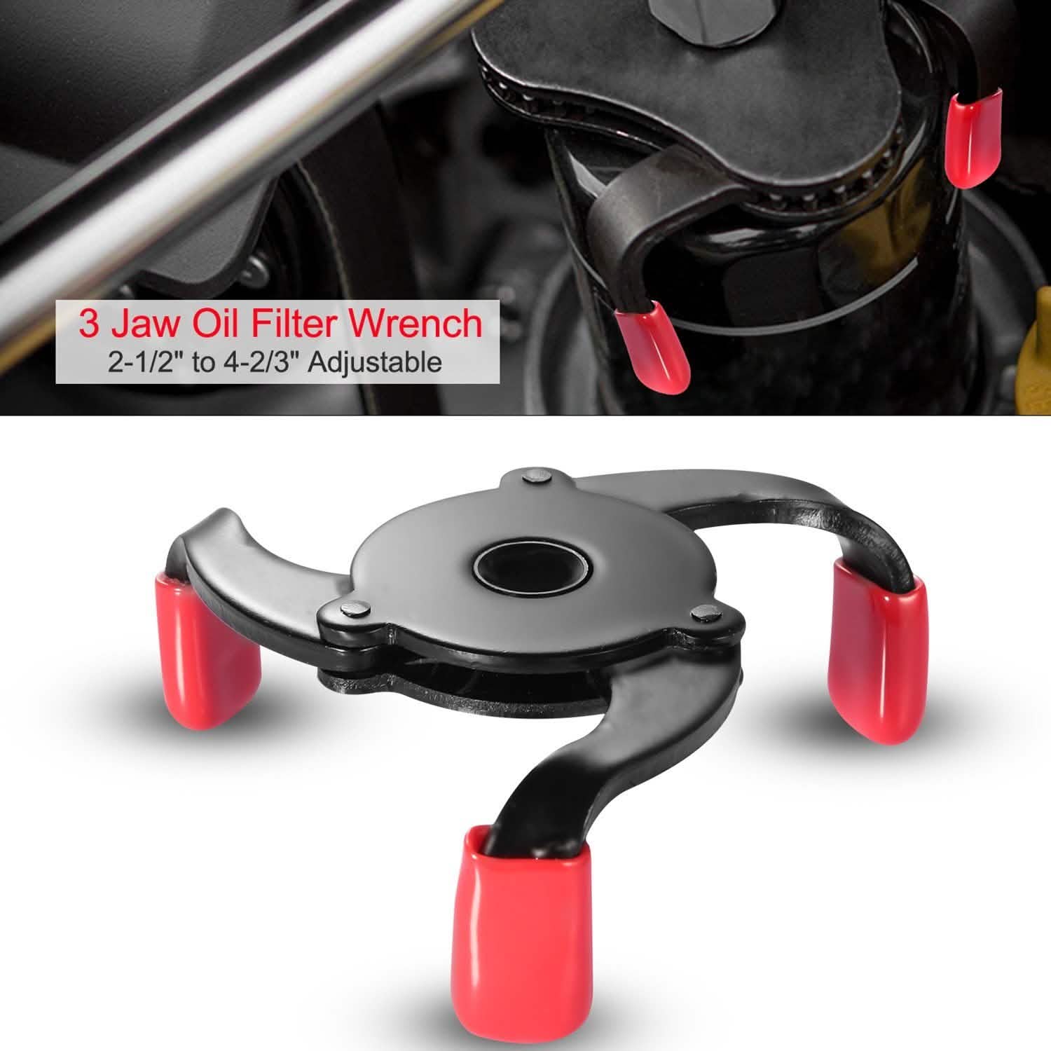3 Jaw Oil Filter Adjustable Removal Tool