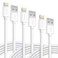 3-Pack: 4 Ft. Overtime Apple MFi Certified Lightning Cable