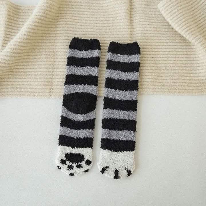 3-Pack: Autumn and Winter Cat Claws Socks