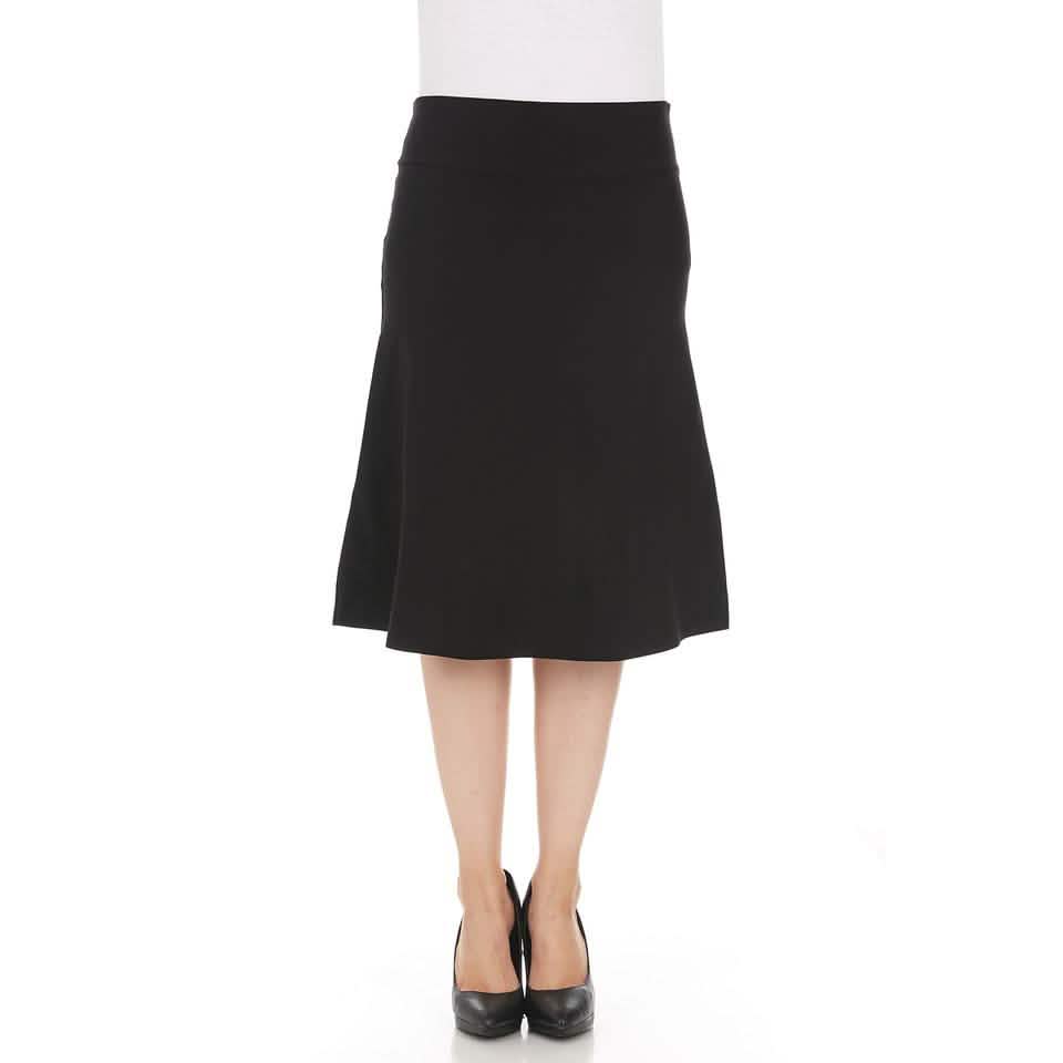 3-Pack: Aviot Lightweight Fitted A-Line Skirt