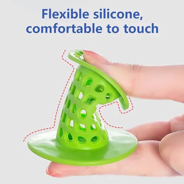 3-Pack: Bathroom Drain Hair Catcher Bath Stopper Plug Sink