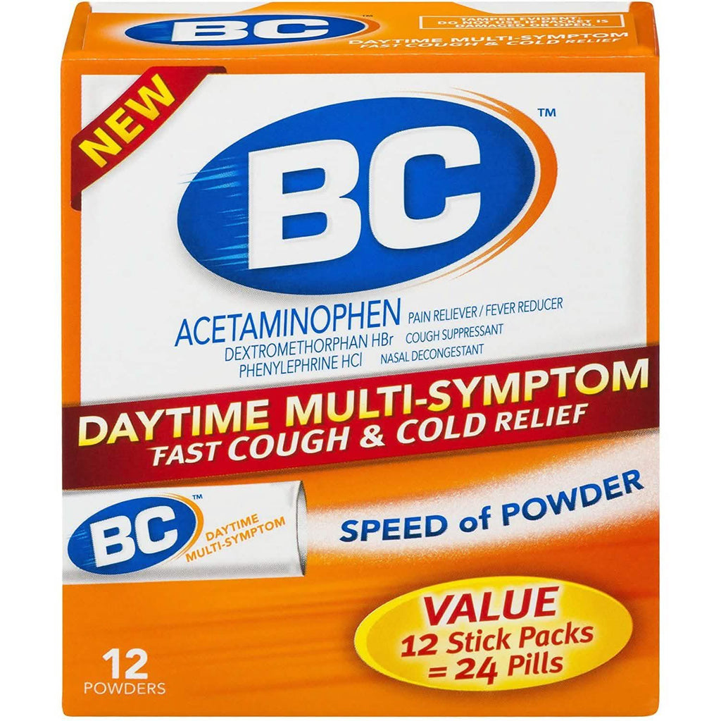 3-Pack: BC Daytime Multi-Symptom Fast Cough & Cold Relief Powders
