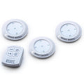 3-Pack: Bright Basics Ultra Thin Wireless LED Puck Lights with Remote Control