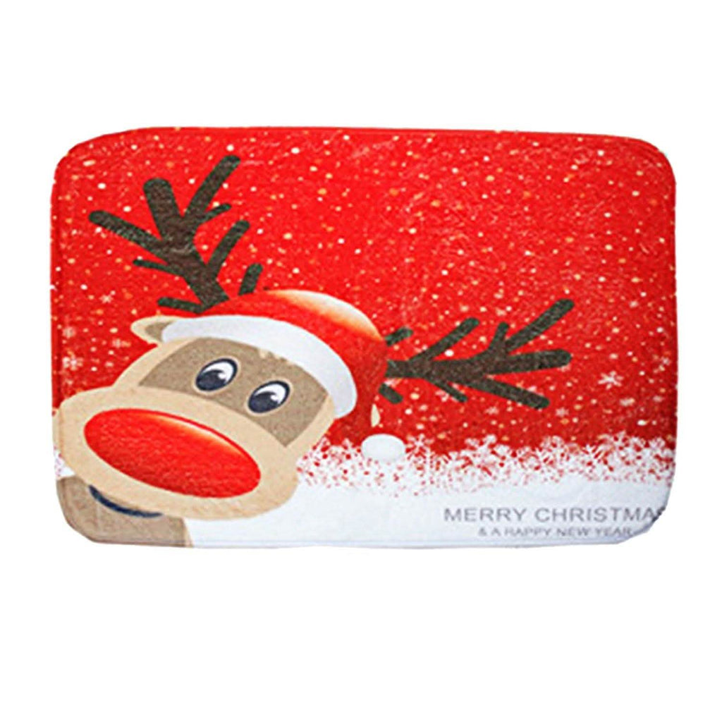 3-Pack: Christmas Bathroom Rugs Set