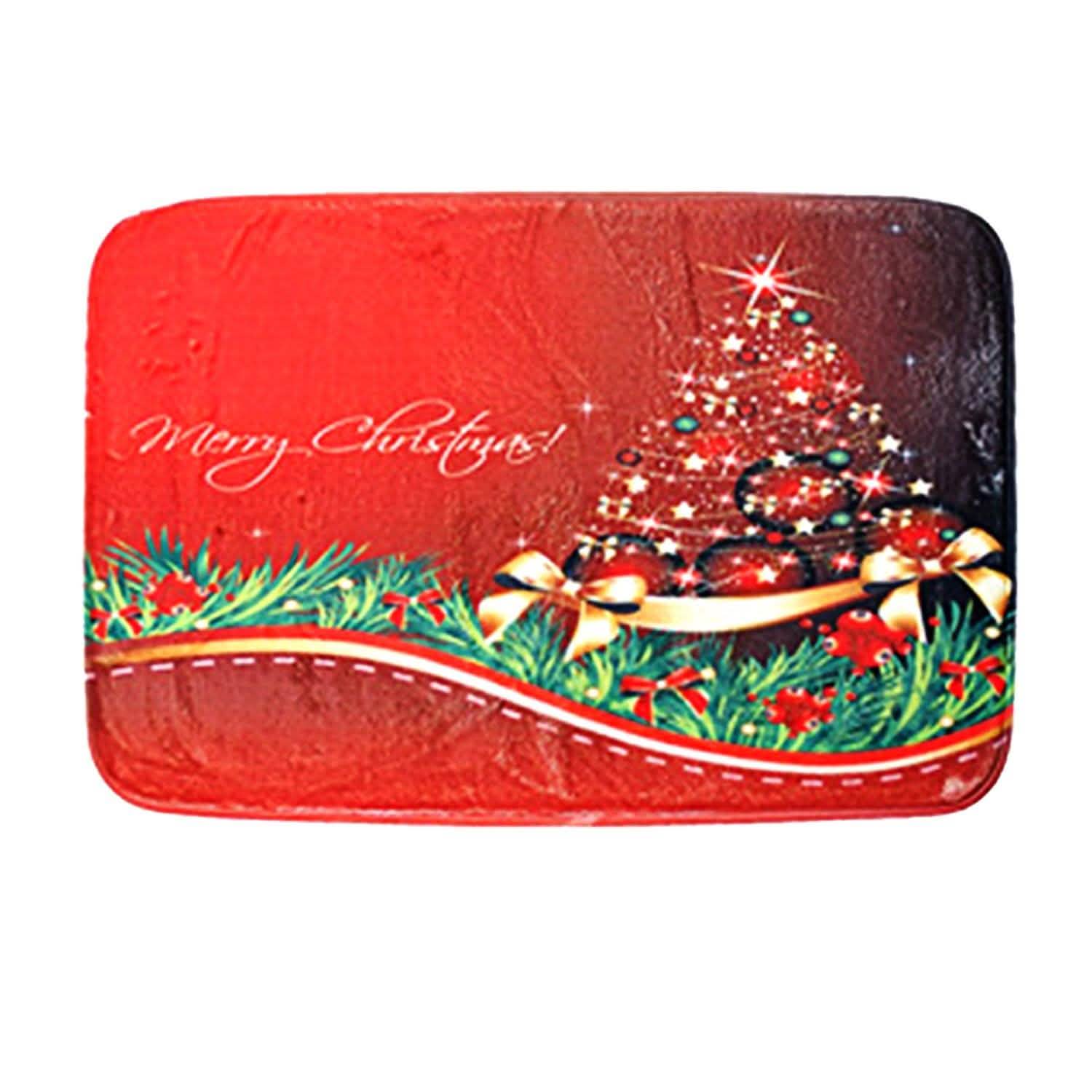 3-Pack: Christmas Bathroom Rugs Set