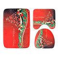 3-Pack: Christmas Bathroom Rugs Set