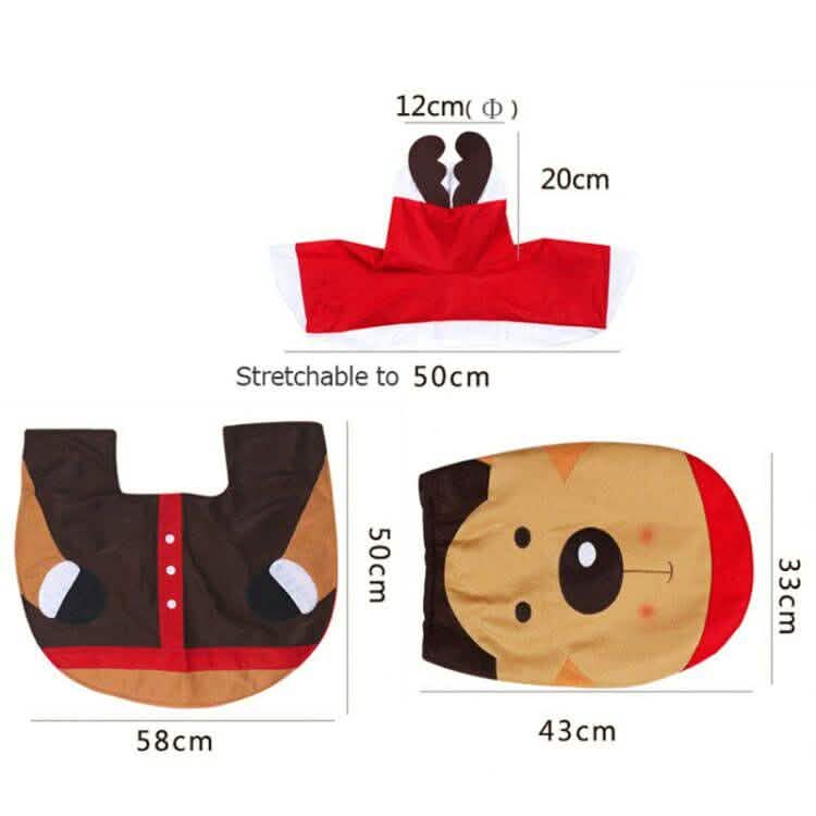 3-Pack: Christmas Fancy Christmas Home Bathroom Decor Set
