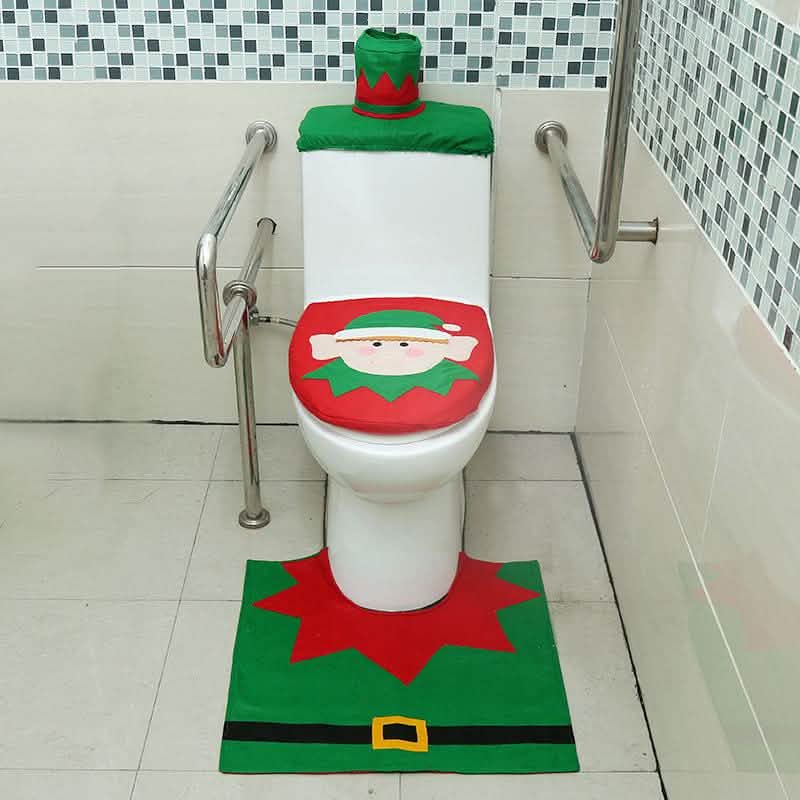 3-Pack: Christmas Fancy Christmas Home Bathroom Decor Set