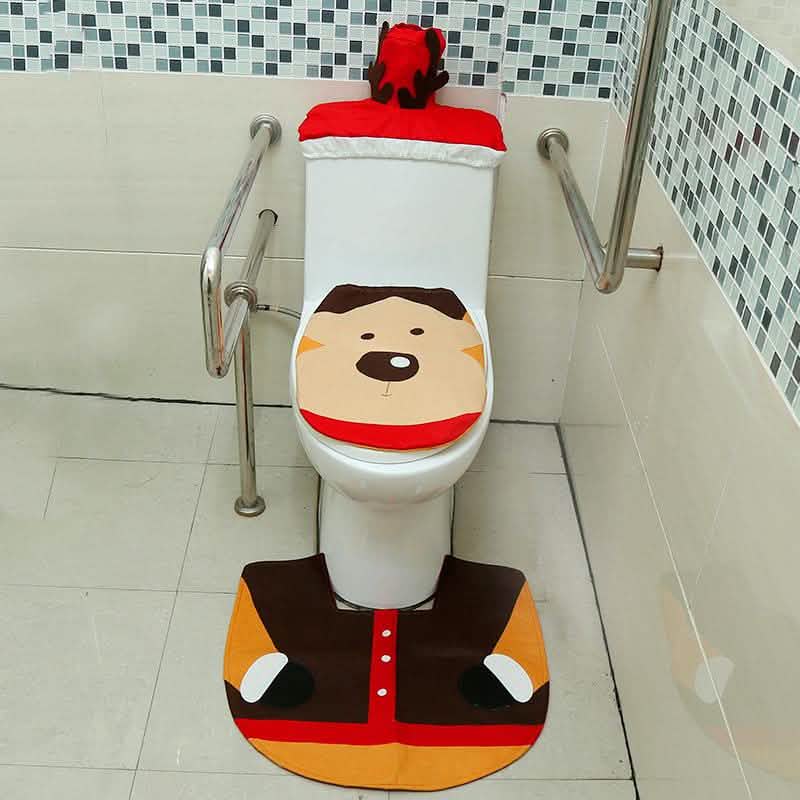 3-Pack: Christmas Fancy Christmas Home Bathroom Decor Set
