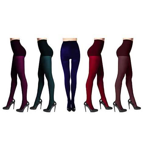 3-Pack: DKNY Women's Comfort Luxe Control Top Tights