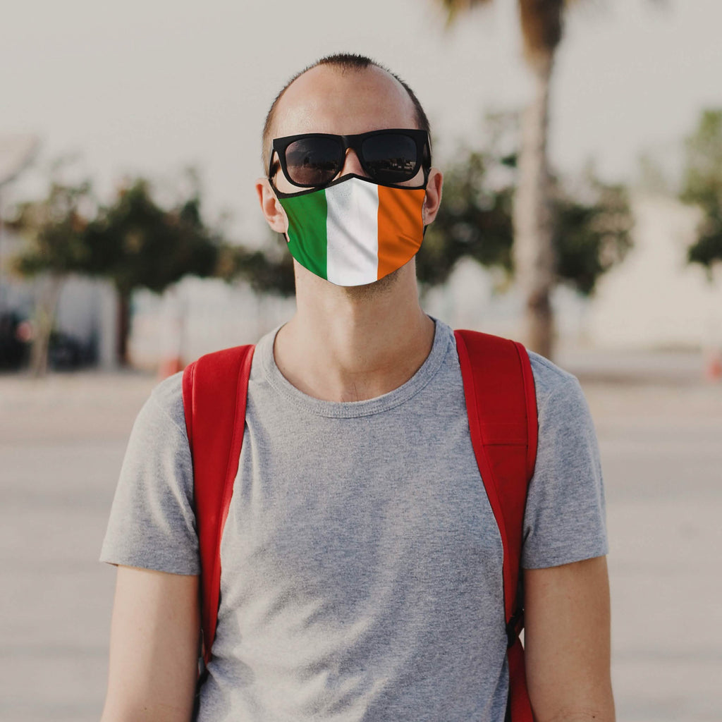 3-Pack: Double Layer Washable and Reusable Flag Masks With Adjustable Loop
