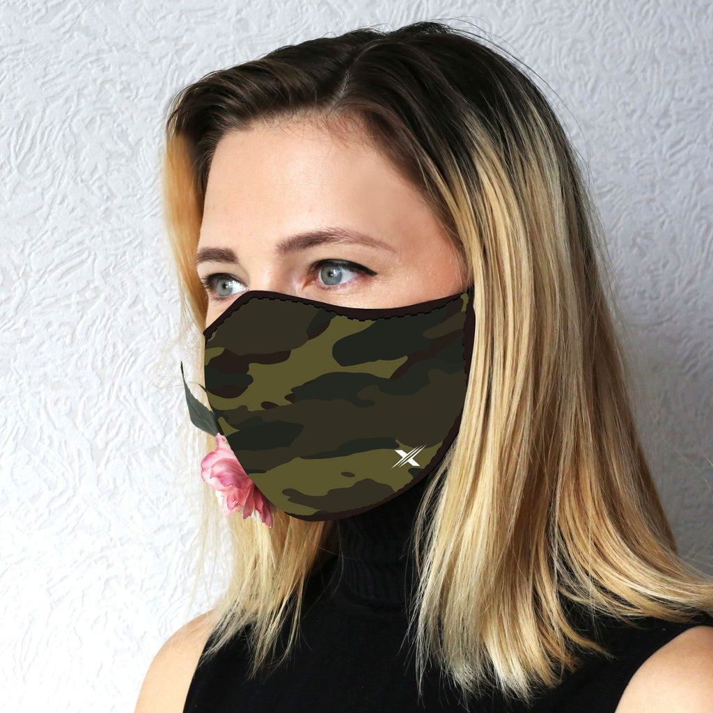3-Pack: Double Layer Washable & Reusable Non-Medical Face Mask w/ Adjustable Loop