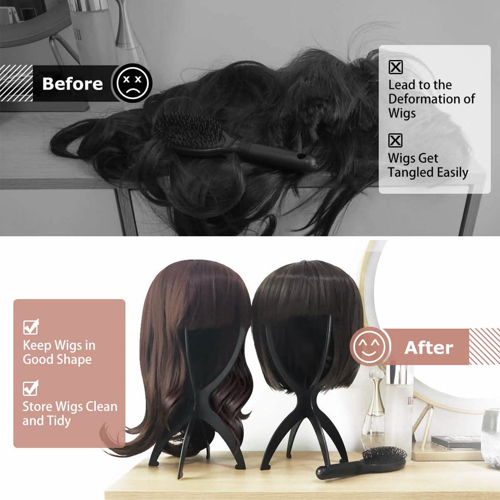 3-Pack: Dreamlover Wig Head Stands for Wigs