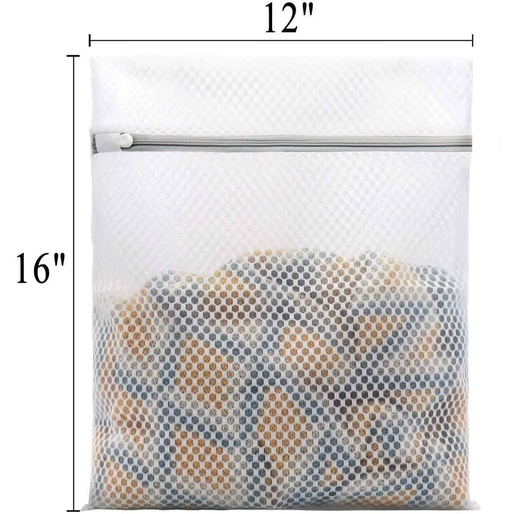 3-Pack: Durable Honeycomb Mesh Laundry Bags