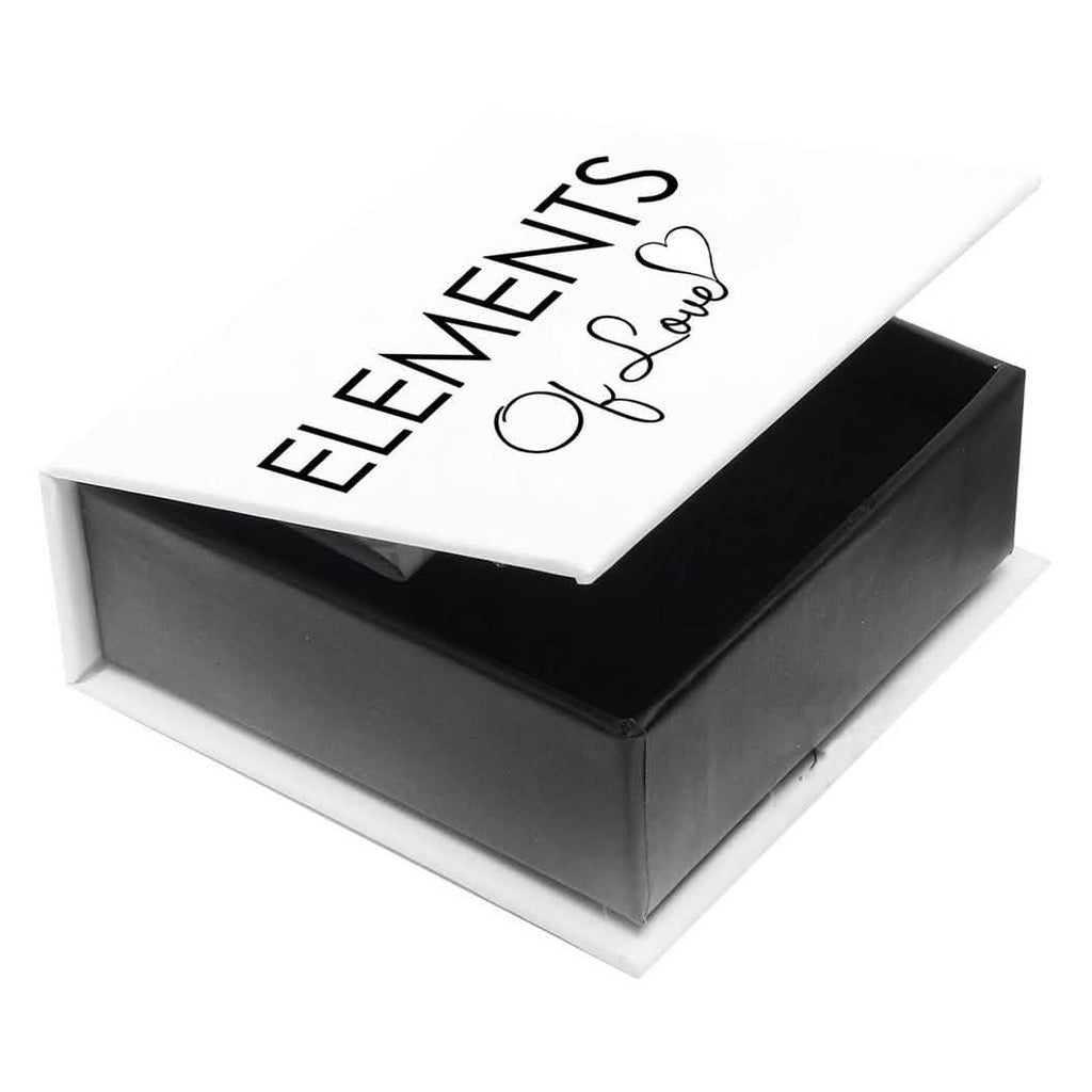 3-Pack Emerald Cut Crystal Stud Earrings Set by Elements of Love