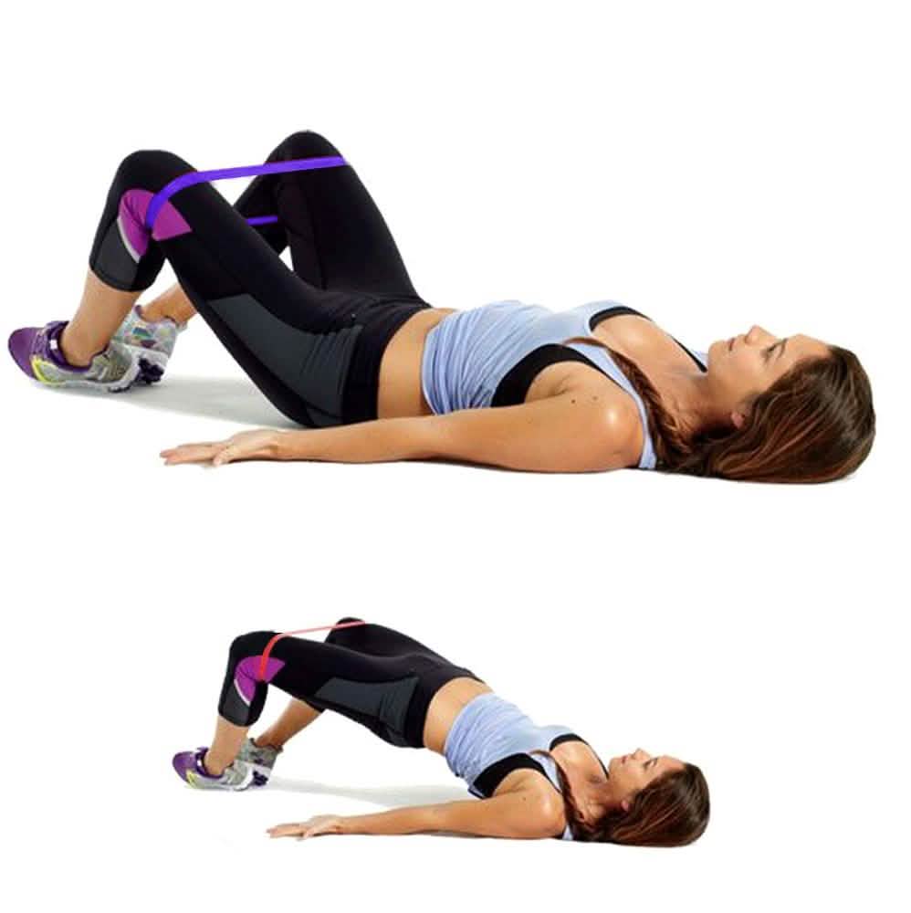 3-Pack: Exercise Resistance Loop Bands Training Belt Stretch Therapy Running Pilates